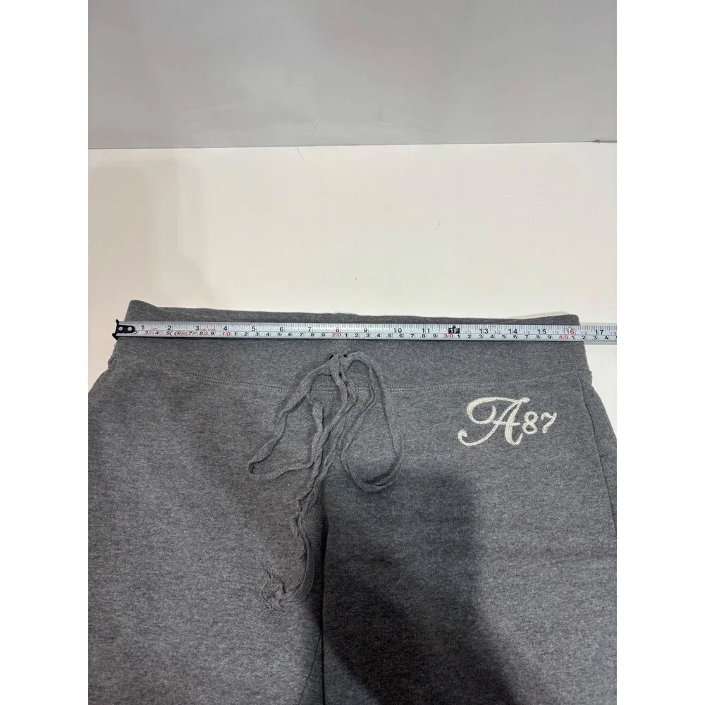 VTG Aeropostale Sweat Shorts Womens M Gray A87 Embroidered Drawstring Fleece